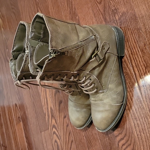 Rampage brown combat boots, GUC🎉🤎🎊🤎 - Picture 4 of 7